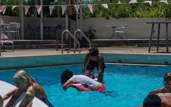MCBH Water Safety Teaches The Youth Lifesaving Techniques