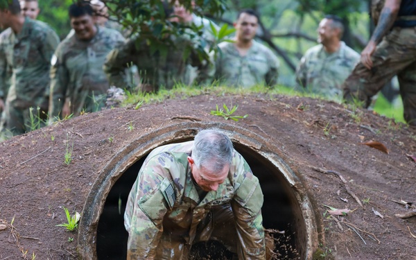 Maj. Gen. James B. Bartholomees says farewell with final PT
