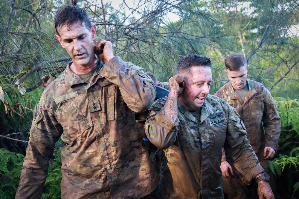 Maj. Gen. James B. Bartholomees says farewell with final PT