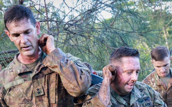 Maj. Gen. James B. Bartholomees says farewell with final PT