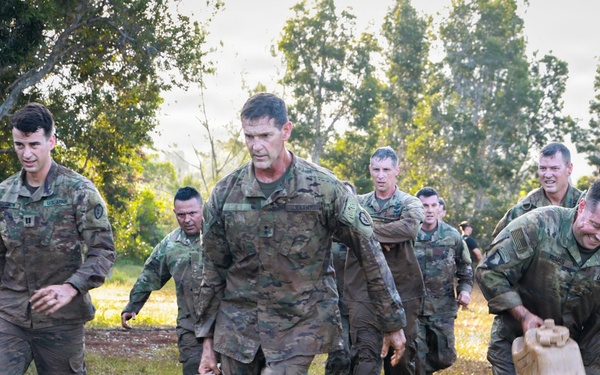 Maj. Gen. James B. Bartholomees says farewell with final PT