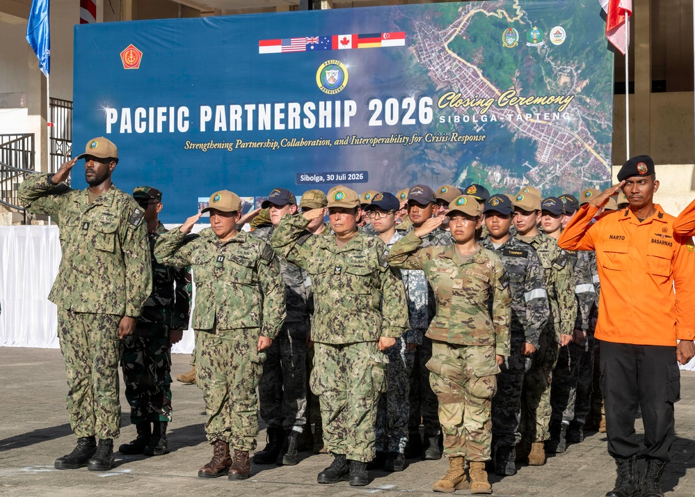 Pacific Partnership 2026 concludes second mission stop in Sibolga, Indonesia with closing ceremony