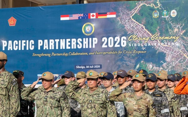 Pacific Partnership 2026 concludes second mission stop in Sibolga, Indonesia with closing ceremony