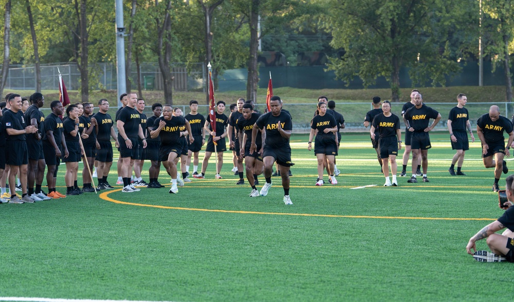 25th Transportation Battalion Marks 84th Army Transportation Corps Anniversary with Camp Carroll Run