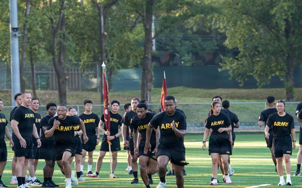 25th Transportation Battalion Marks 84th Army Transportation Corps Anniversary with Camp Carroll Run