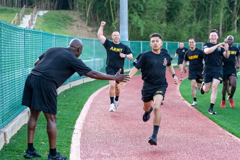 25th Transportation Battalion Marks 84th Army Transportation Corps Anniversary with Camp Carroll Run