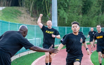 25th Transportation Battalion Marks 84th Army Transportation Corps Anniversary with Camp Carroll Run