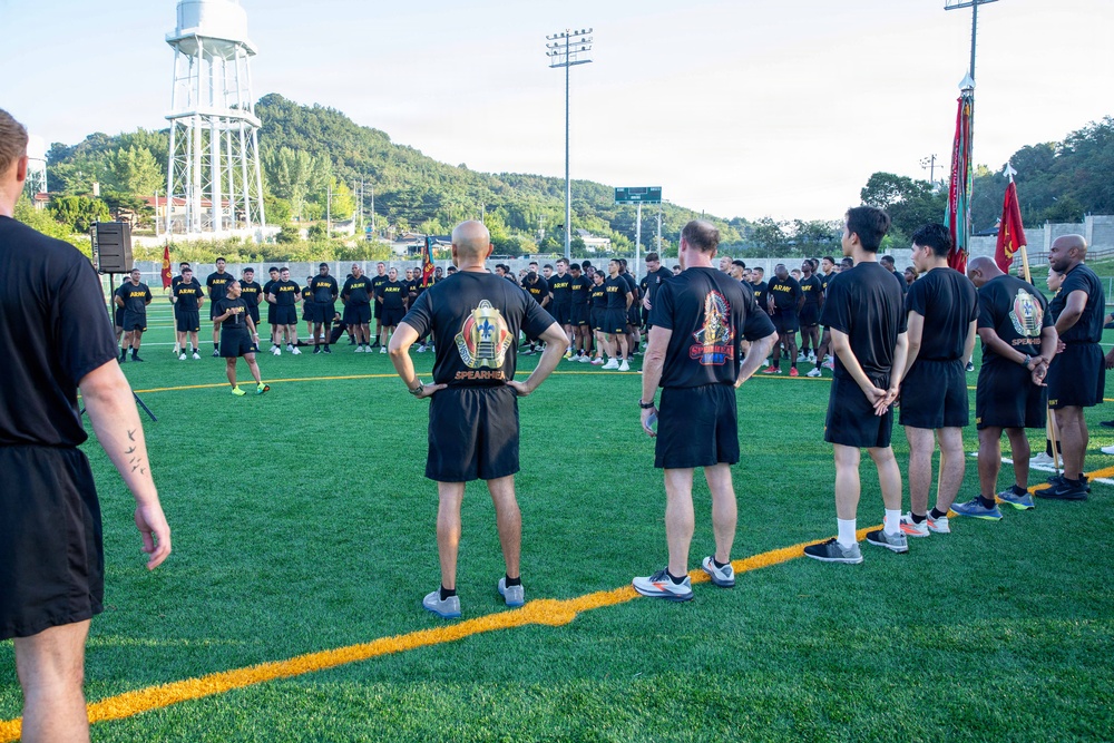 25th Transportation Battalion Marks 84th Army Transportation Corps Anniversary with Camp Carroll Run