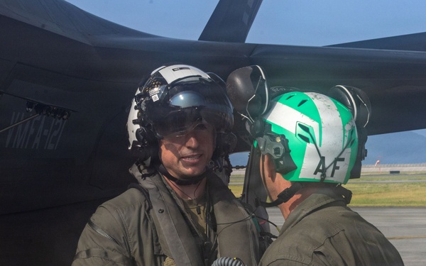 Marine Fighter Attack Squadron 121 returns home from 31st Marine Expeditionary Unit