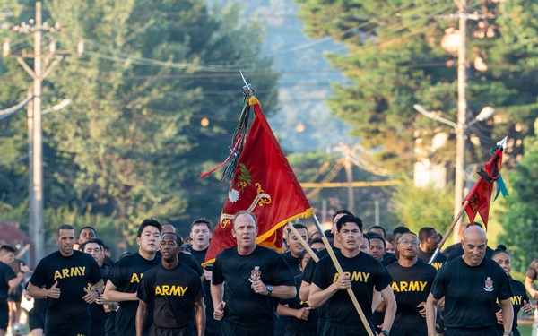 25th Transportation Battalion Marks 84th Army Transportation Corps Anniversary with Camp Carroll Run