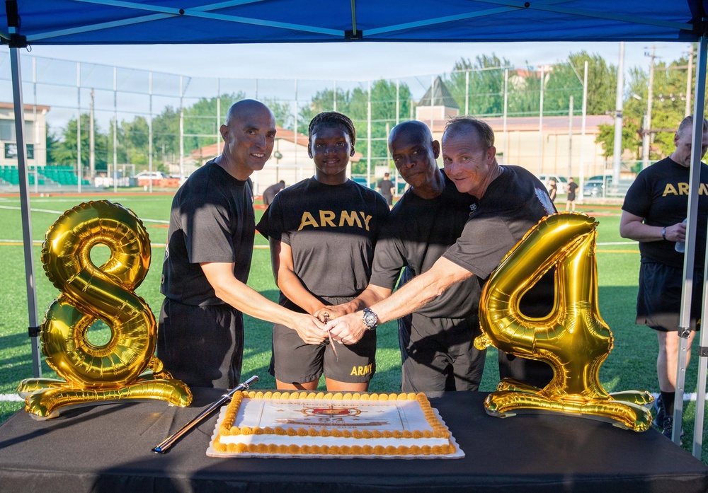 25th Transportation Battalion Marks 84th Army Transportation Corps Anniversary with Camp Carroll Run