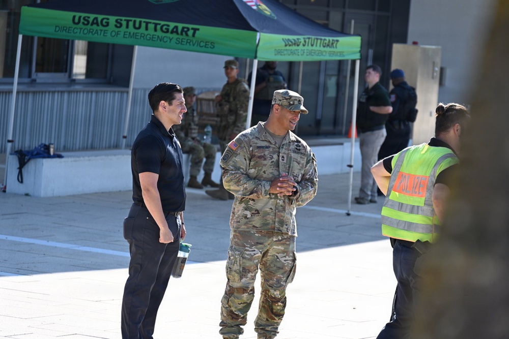 USAG Stuttgart Directorate of Emergency Services conducts Joint Active Threat Response
