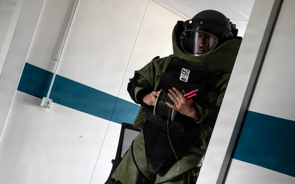 KFOR RC-E EOD Soldiers conduct counter IED training at Camp Bondsteel