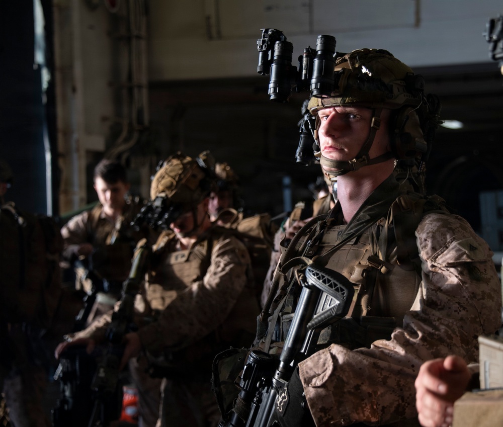 U.S. Marines Conduct TRAP Rehearsal Aboard USS Boxer