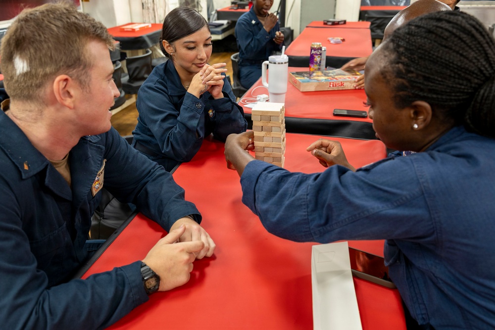 Board Games Aboard DDG 117!
