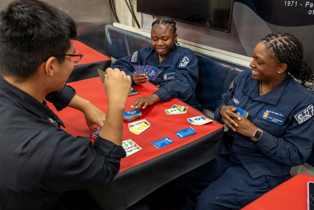 Board Games Aboard DDG 117!