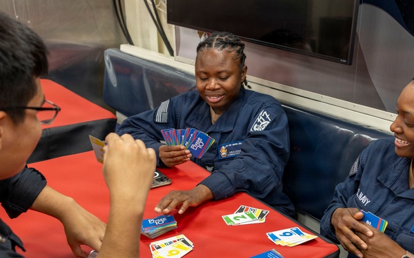Board Games Aboard DDG 117!