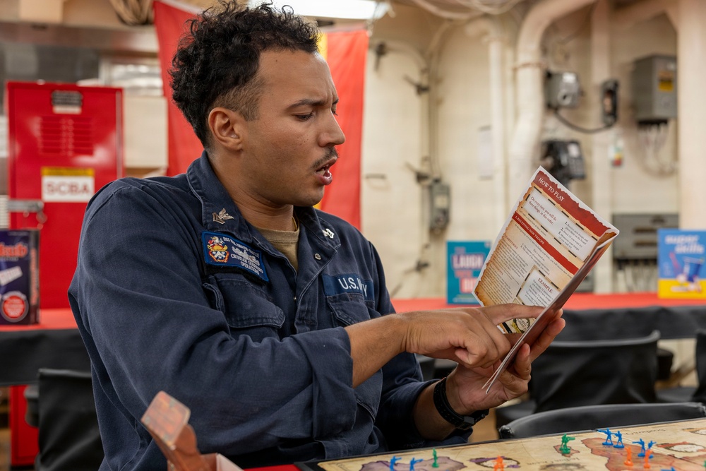 Board Games Aboard DDG 117!