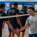 Serving Leadership: Airman Leadership School students face off against First Sergeants in volleyball match