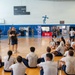 Serving Leadership: Airman Leadership School students face off against First Sergeants in volleyball match