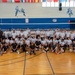 Serving Leadership: Airman Leadership School students face off against First Sergeants in volleyball match