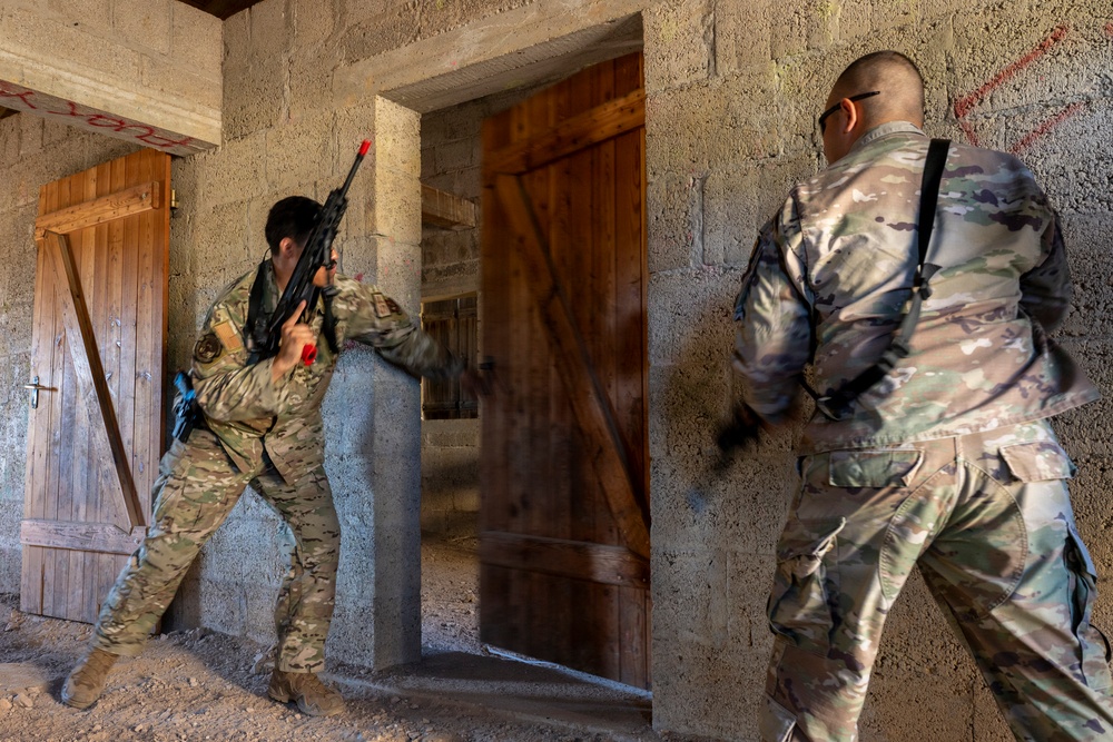 U.S. Airmen conduct bilateral tactical training with German law enforcement