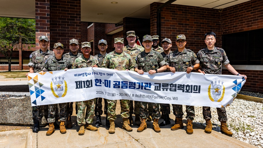 1st ROK-U.S. Joint Evaluator Exchange Cooperation Conference at Fort McCoy, Wisconsin
