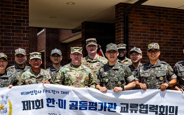 1st ROK-U.S. Joint Evaluator Exchange Cooperation Conference at Fort McCoy, Wisconsin