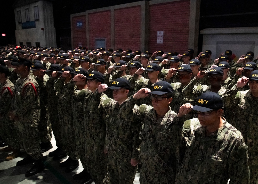 Recruit Training Command Capping Ceremony