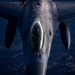 KC-135 refuels F-16s during patrol in CENTCOM AOR