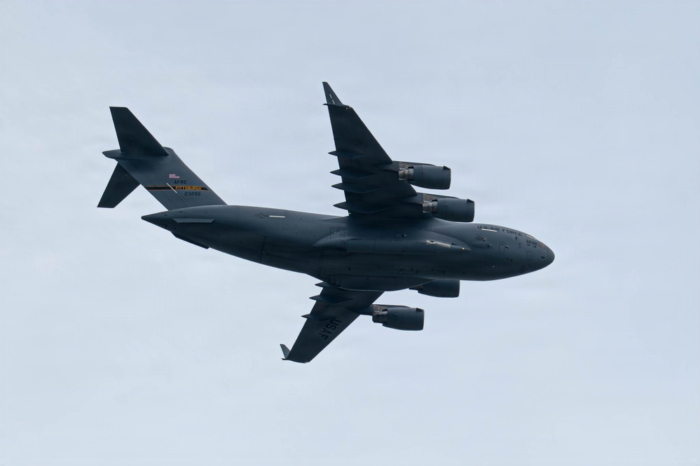 C-17 over Pittsburgh IAP ARS