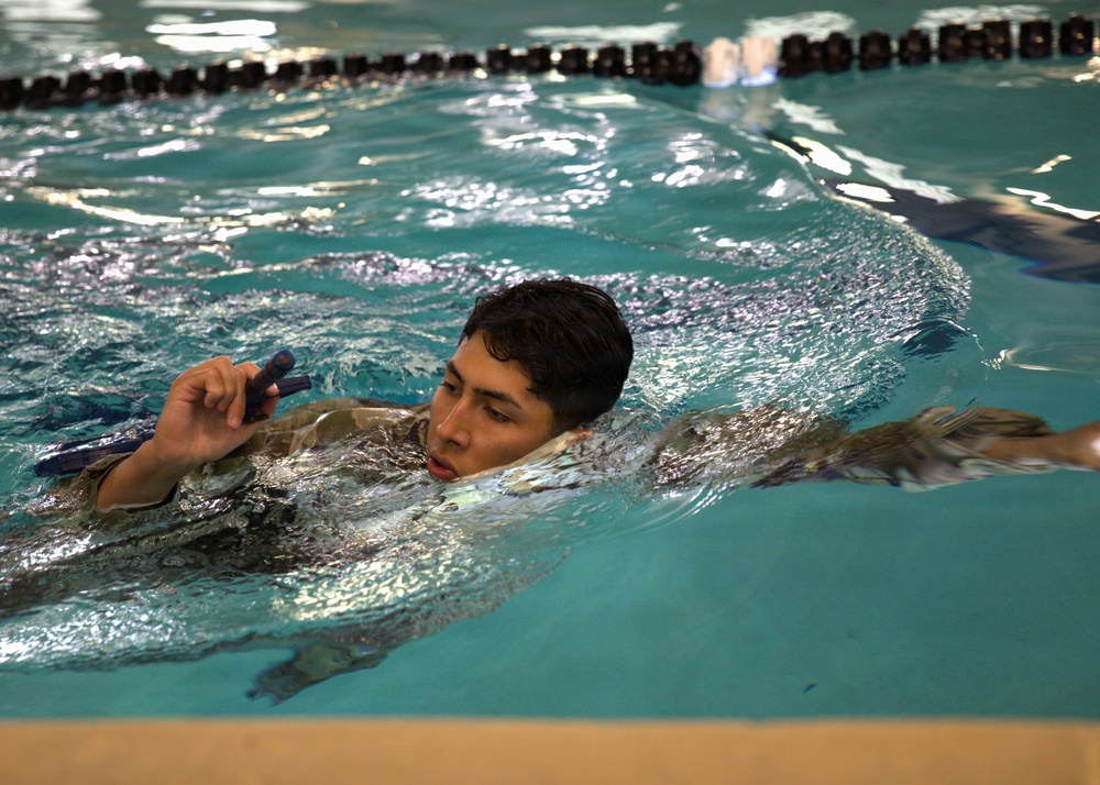 USASMDCBSC 2026 Combat Water Survival Test