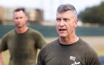 Marine Corps logistics commander emphasizes readiness, stewardship at Blount Island