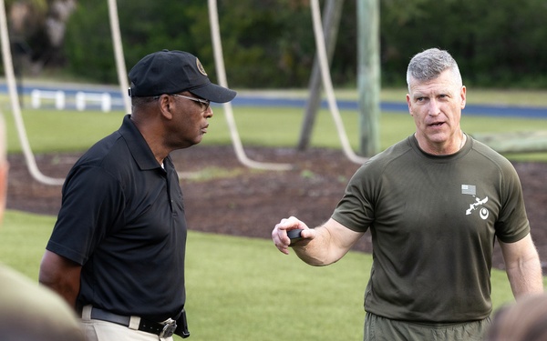 Marine Corps logistics commander emphasizes readiness, stewardship at Blount Island