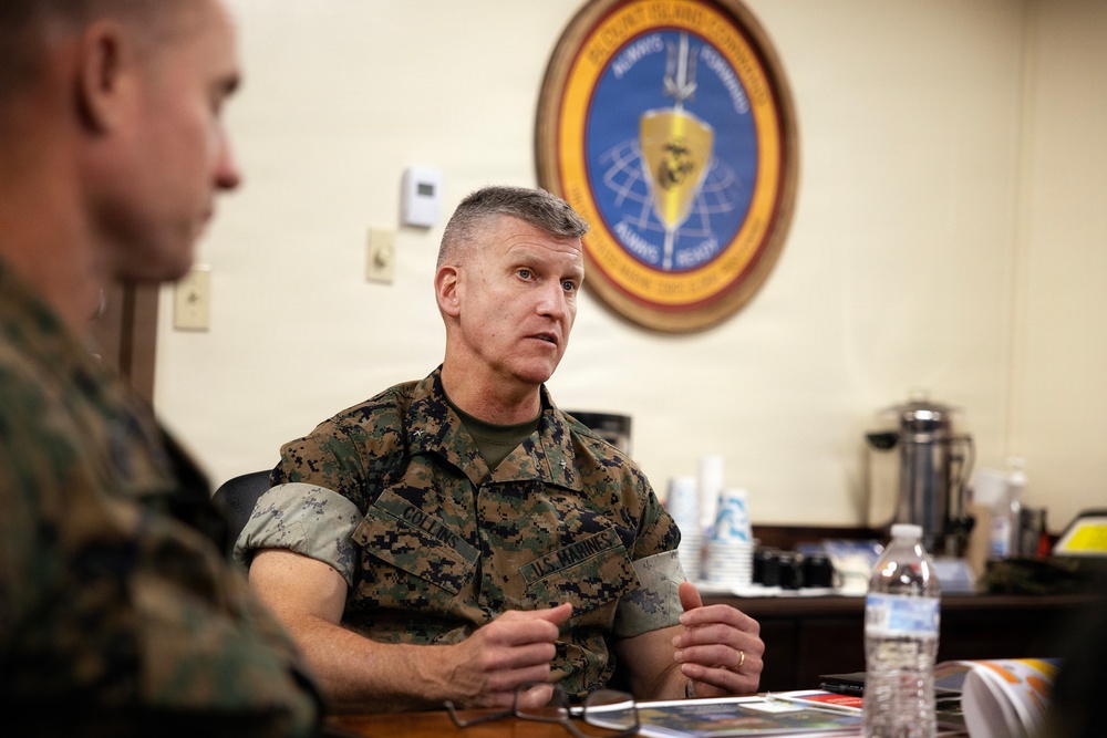 Marine Corps logistics commander emphasizes readiness, stewardship at Blount Island
