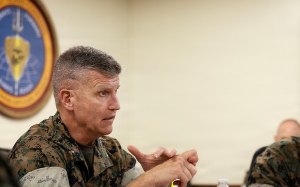 Marine Corps logistics commander emphasizes readiness, stewardship at Blount Island