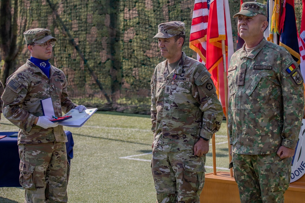 U.S. Army V Corps hosts award ceremony at Camp Kosciuszko, Poland