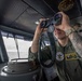 USS Carl Vinson (CVN 70) Sailor stands watch