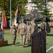 V Corps transfers responsibility to Command Sgt. Maj. Bohannon during ceremony in Poland