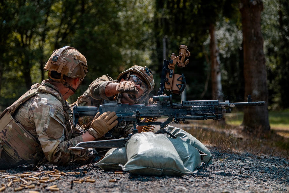 USAREUR-AF Best Squad Competition 2026 - Day One: M240B Gunnery