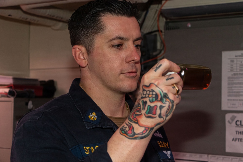 USS Portland Sailors and Marines Conduct Routine Operations