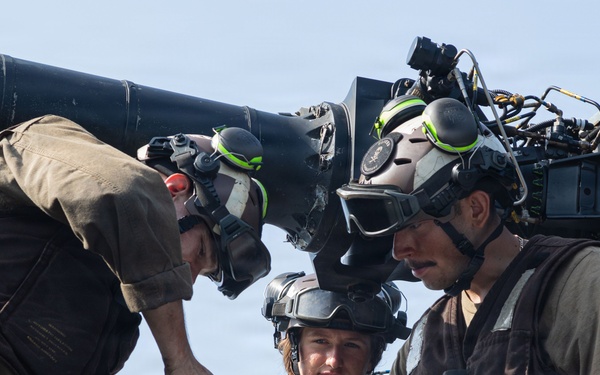 USS Portland Marines Conduct Routine Operations