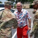Honorable dave Weinberg visits Keesler