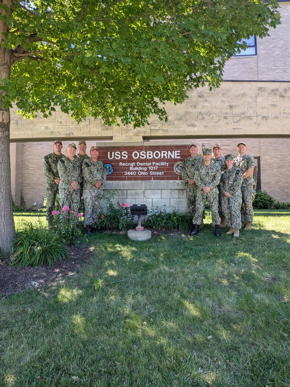 Dental Leadership visit USS Osborne Recruit Dental Facility at Naval Station Great Lakes