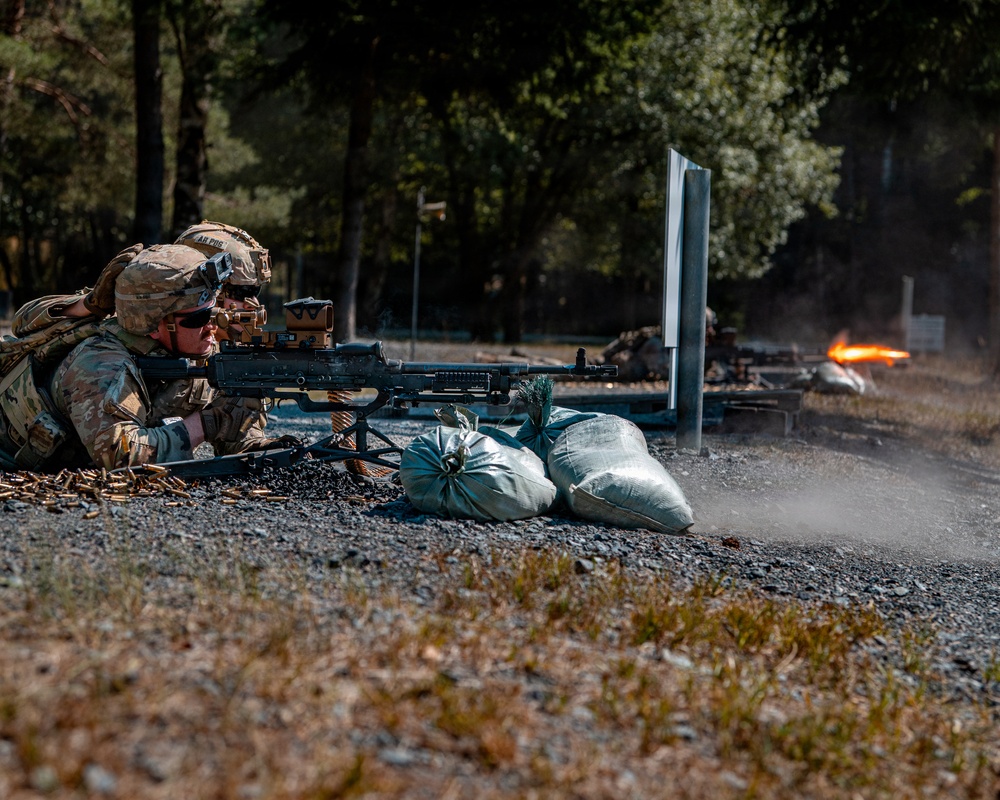 USAREUR-AF Best Squad Competition 2026 - Day One: M240B Range