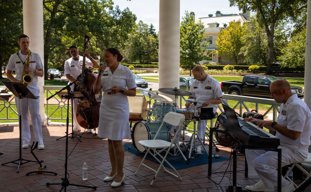U.S. Naval Academy Band "Superintendent's Combo" Performs in Annapolis