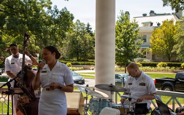 U.S. Naval Academy Band "Superintendent's Combo" Performs in Annapolis