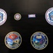 The image shows a collection of six Scouting America patches displayed on a dark surface, all related to the 2026 National Scout Jamboree with the theme 'ELEVATE'. The patches represent high-ranking leadership positions including Jamboree Director, Jamboree Chairman, Chief Scout Executive, and National Chair. Each patch is personalized with the name of the individual holding that position.
