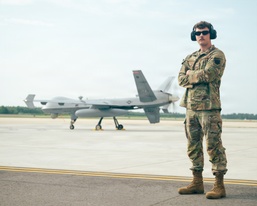 Humans of Holloman: Experienced MQ-9 maintainer Staff Sgt. Lawson Oakes helps the next generation