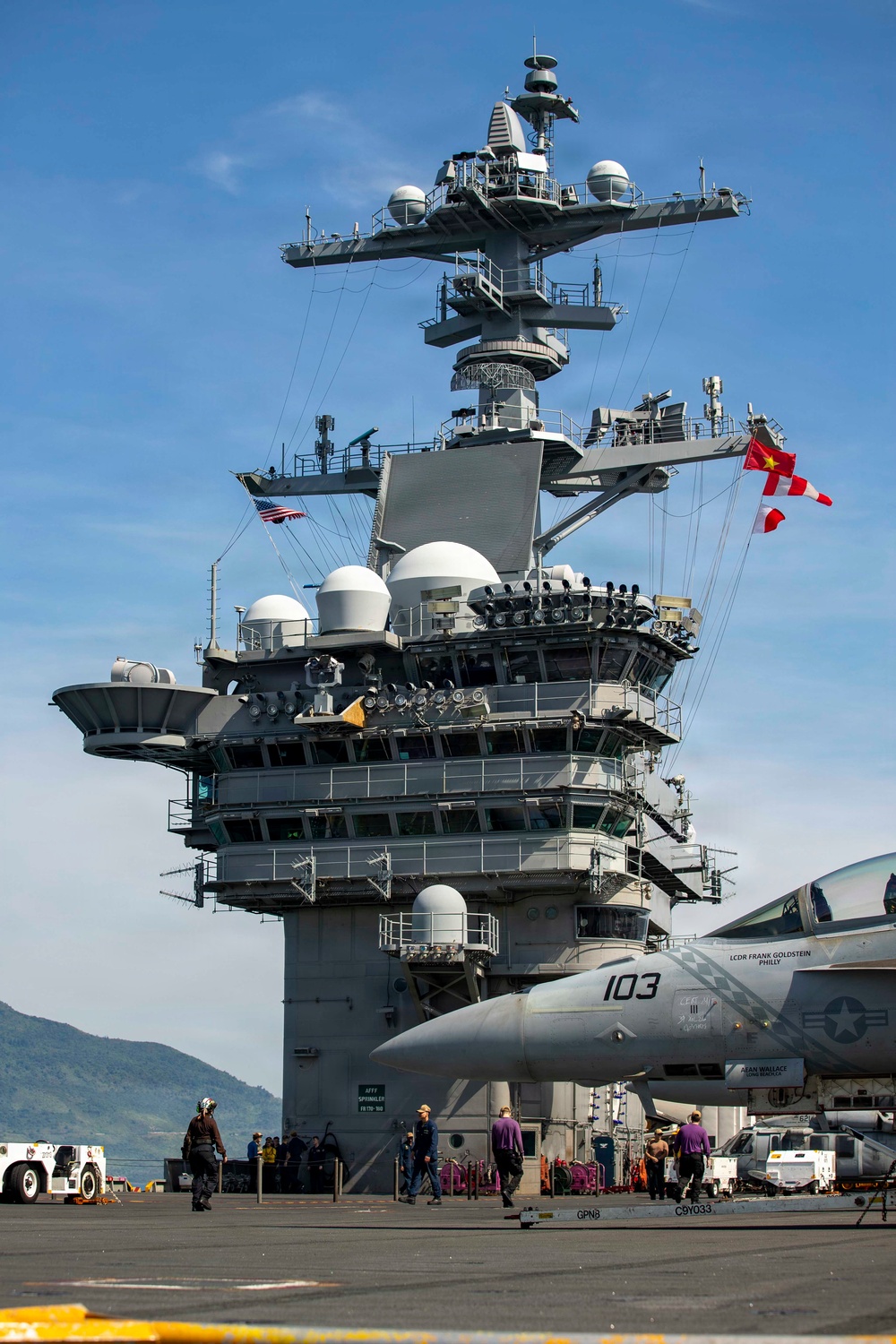 George Washington Arrives in Da Nang, Vietnam